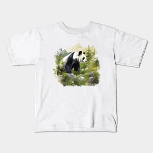 Giant Panda Kids T-Shirt